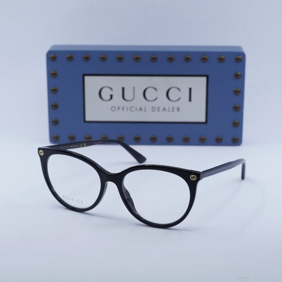 Final Price! Gucci GG0093O 001 Black Eyeglasses - Picture 1 of 13